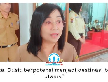 Kepala Disparpora Balikpapan, Cokorda Ratih Kusuma, mengatakan pengembangan Pantai Dusit perlu melibatkan masyarakat sekitar. Menurutnya, keterlibatan warga penting untuk mendukung pengelolaan wisata yang berkelanjutan. Foto: M Hilmansyah.
