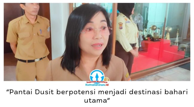 Kepala Disparpora Balikpapan, Cokorda Ratih Kusuma, mengatakan pengembangan Pantai Dusit perlu melibatkan masyarakat sekitar. Menurutnya, keterlibatan warga penting untuk mendukung pengelolaan wisata yang berkelanjutan. Foto: M Hilmansyah.
