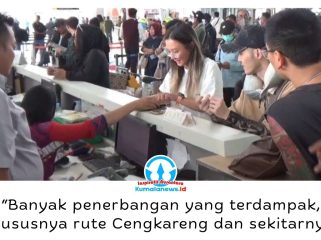 Erupsi Gunung Anak Krakatau berdampak terhadap penerbangan dari dan menuju Bandara SAMS Sepinggan Balikpapan. Pjs General Manager Bandara SAMS Sepinggan, Rizal Aries Laksono, mengatakan sejumlah penerbangan menuju Cengkareng, Halim, dan Raden Inten terdampak akibat hujan abu vulkanik. Foto: M Hilmansyah.