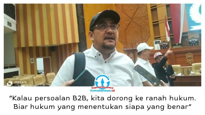 
 Ketua Komisi II DPRD Samarinda, Iswandi, menegaskan persoalan kerja sama antara pemerintah daerah, Perumda Tirta Kencana dan PT WATS harus dipisahkan dari persoalan ketenagakerjaan. Foto: Yana Ashari.
