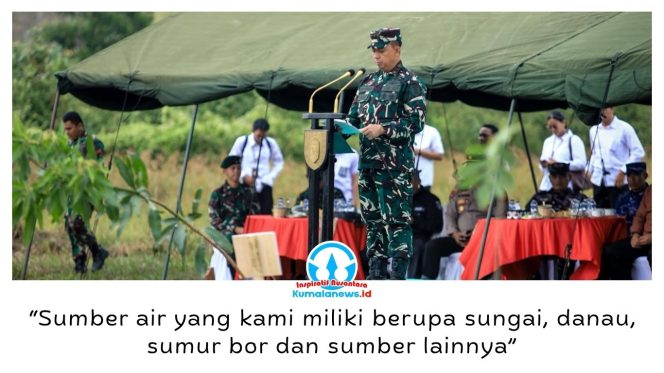 
 Panglima Kodam VI Mulawarman, Mayjen TNI Krido Pramono, mengatakan ratusan sumber air tersebut menjadi cadangan penting untuk menghadapi dampak kemarau, termasuk mendukung penanganan karhutla di sejumlah wilayah. Foto: M Hilmansyah.