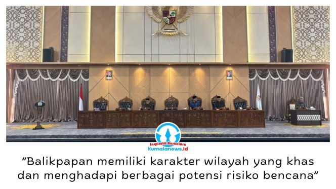 
 Wakil Wali Kota Balikpapan Dr H Bagus Susetyo mengatakan, pembaruan regulasi kebencanaan diperlukan untuk menyesuaikan aturan dengan perkembangan risiko bencana di Kota Balikpapan. Foto: M Hilmansyah.
