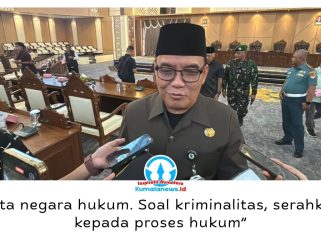 Wakil Wali Kota Balikpapan Dr H Bagus Susetyo meminta masyarakat menghormati proses hukum dan tidak menghakimi pihak yang terseret kasus dugaan pencabulan terhadap siswi SD sebelum ada kepastian hukum. Foto: M Hilmansyah.