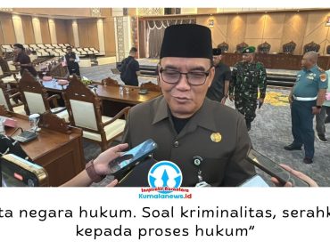 Wakil Wali Kota Balikpapan Dr H Bagus Susetyo meminta masyarakat menghormati proses hukum dan tidak menghakimi pihak yang terseret kasus dugaan pencabulan terhadap siswi SD sebelum ada kepastian hukum. Foto: M Hilmansyah.