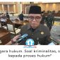 Wakil Wali Kota Balikpapan Dr H Bagus Susetyo meminta masyarakat menghormati proses hukum dan tidak menghakimi pihak yang terseret kasus dugaan pencabulan terhadap siswi SD sebelum ada kepastian hukum. Foto: M Hilmansyah.