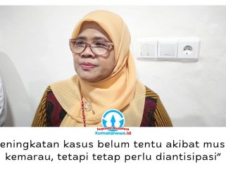 Kepala Dinkes Kota Balikpapan, Alwiati, mengimbau masyarakat meningkatkan kewaspadaan terhadap kasus diare akut di tengah musim kemarau, terutama dengan menjaga kebersihan air, sanitasi, dan keamanan pangan. Foto: M Hilmansyah.