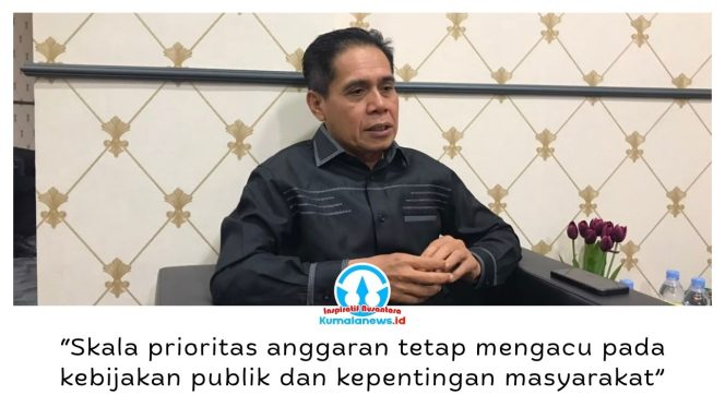 
 Ketua DPRD Kota Samarinda Helmi Abdullah memimpin rapat Banggar bersama TAPD Kota Samarinda di Ruang Rapat Paripurna DPRD Samarinda, Kamis (17/9/2026). Foto: Beby.