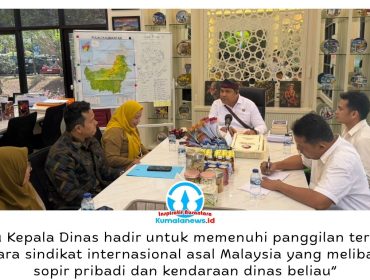 Kepala Dinas Pertanahan dan Tata Ruang Kota Balikpapan, Irma Pratiwi Aryana Musa, memenuhi panggilan penyidik Ditresnarkoba Polda Kaltim terkait kasus sindikat narkoba internasional asal Malaysia yang melibatkan sopir pribadinya, Senin (14/9/2026). Foto: M Hilmansyah.