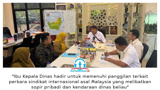 
 Kepala Dinas Pertanahan dan Tata Ruang Kota Balikpapan, Irma Pratiwi Aryana Musa, memenuhi panggilan penyidik Ditresnarkoba Polda Kaltim terkait kasus sindikat narkoba internasional asal Malaysia yang melibatkan sopir pribadinya, Senin (14/9/2026). Foto: M Hilmansyah.