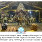 Prosesi Merangin digelar menjelang puncak Erau Adat Kuta Kesultanan Kutai Kartanegara Ing Martadipura di Tenggarong. Ritual sakral ini menjadi simbol awal perjalanan para Belian dalam menjalankan perintah Sultan. Foto: Fairuzzabady.