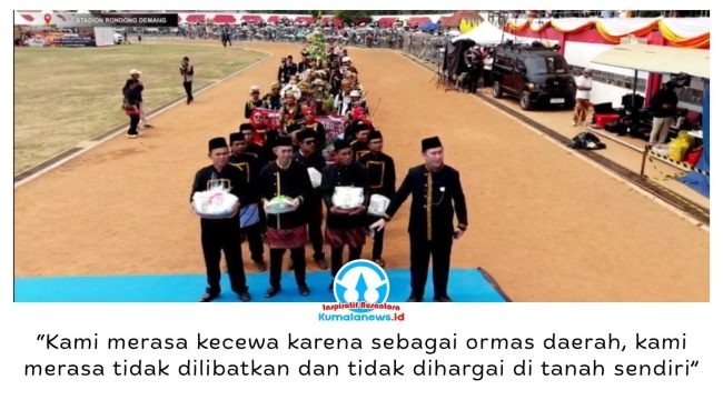 Suasana pembukaan Festival Budaya Erau Adat Kutai 2026 di Stadion Rondong Demang, Tenggarong, Minggu (20/9/2026). Foto: SC.