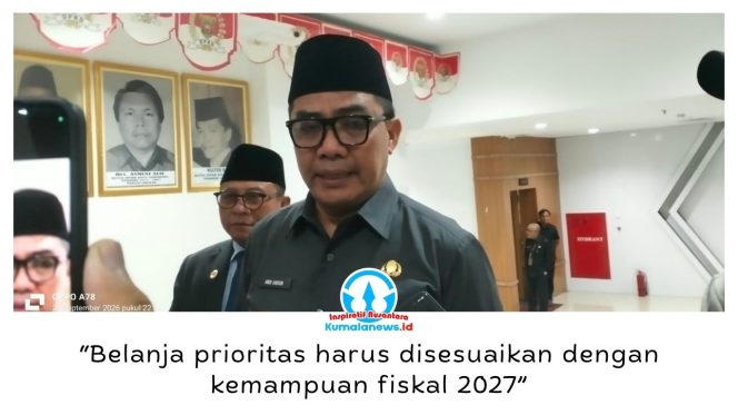 
 Wali Kota Samarinda Andi Harun meminta penyusunan RAPBD 2027 dilakukan secara realistis dan hati-hati untuk menjaga kesehatan fiskal daerah di tengah kebijakan efisiensi Transfer ke Daerah (TKD). Foto: Yana Ashari.