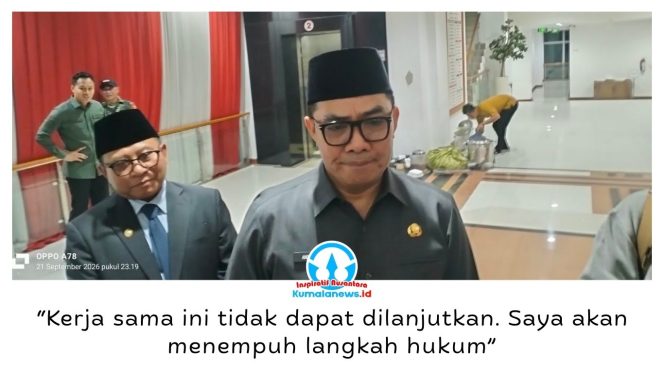 
 Wali Kota Samarinda Andi Harun memastikan kerja sama Pemkot Samarinda dengan PT Wahana Abdi Tirta Tehnika Sejati (WATS) tidak dilanjutkan dalam skema saat ini setelah dilakukan evaluasi terhadap pelaksanaan perjanjian kerja sama. Foto: Yana Ashari.