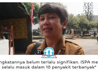 Sekretaris Dinkes Kota Balikpapan Elisabeth Rassi menyampaikan bahwa ISPA secara rutin masuk dalam daftar 10 penyakit terbanyak yang ditangani fasilitas kesehatan di Balikpapan. Foto: M Hilmansyah.
