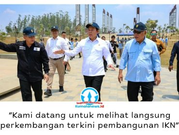 Ketua DPD RI Sultan B. Najamudin bersama Kepala Otorita IKN Basuki Hadimuljono dan jajaran meninjau langsung pembangunan Kawasan Legislatif di Nusantara, Selasa (22/9/2026). Foto: Humas Otorita IKN.