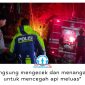 Kapolsek Balikpapan Timur AKP M Chusen mengatakan, polisi bersama unsur terkait langsung mendatangi lokasi kebakaran setelah menerima laporan masyarakat untuk mencegah api meluas. Foto: M Hilmansyah.