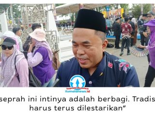 Ketua DPRD Kutai Kartanegara Ahmad Yani menegaskan, tradisi Beseprah mengandung nilai berbagi yang perlu terus dijaga dan dilestarikan sebagai bagian dari kebudayaan Kutai. Foto: Indirwan.