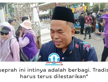 Ketua DPRD Kutai Kartanegara Ahmad Yani menegaskan, tradisi Beseprah mengandung nilai berbagi yang perlu terus dijaga dan dilestarikan sebagai bagian dari kebudayaan Kutai. Foto: Indirwan.