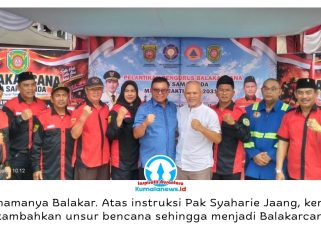 Pengurus terdahulu sekaligus salah satu pencetus awal Balakarcana Kota Samarinda, Gusti Iviv Kresna Moelya, mengungkapkan sejarah Balakarcana yang bermula dari Barisan Relawan Kebakaran (Balakar) sebelum berkembang dengan cakupan penanganan kebencanaan yang lebih luas. Foto: Yana Ashari.