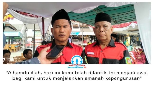 Ketua Balakarcana Kota Samarinda, Sidiq Umardani, menegaskan pembenahan struktur organisasi, kelengkapan administrasi anggota, dan peningkatan perlindungan relawan menjadi prioritas kepengurusan periode 2026–2031. Foto: Yana Ashari.