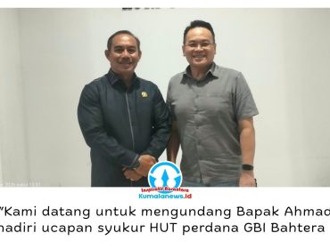 Gembala Jemaat GBI Bahtera Kasih Samarinda, Pdm. Irham Sundelebu, M.Th., menegaskan pentingnya sinergi dengan Pemkot dan DPRD Samarinda dalam mendukung pembinaan kerohanian umat Kristiani. Foto: Yana Ashari.