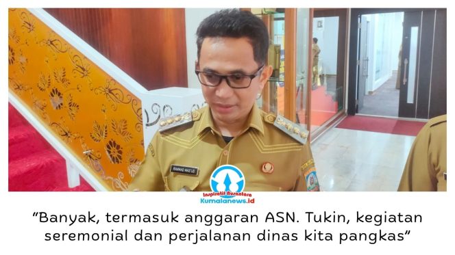 
 Wali Kota Balikpapan, Rahmad Mas’ud, menyebut sekitar Rp70 miliar efisiensi anggaran berasal dari belanja ASN, termasuk tunjangan kinerja, kegiatan seremonial, dan perjalanan dinas. Foto: M Hilmansyah.