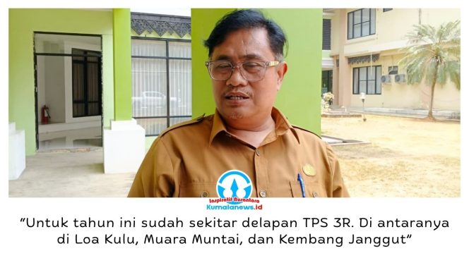 
 Sekretaris DLHK Kukar, Taupiq, menyebut TPS 3R tak hanya mengurangi volume sampah, tetapi juga membuka peluang ekonomi bagi masyarakat melalui pengelolaannya. Foto: Indirwan.