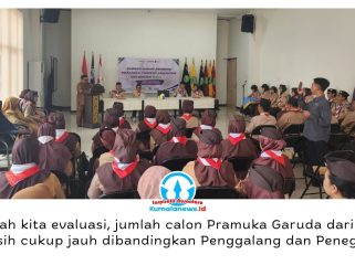 Pembukaan Kursus Pembina Pramuka Mahir Tingkat Lanjutan (KML) Golongan Siaga di Sekretariat Kwarcab Pramuka Kukar, 2026. Foto: Indirwan.