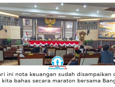 Rapat Paripurna DPRD Kukar membahas Raperda tentang Perubahan APBD Kabupaten Kutai Kartanegara Tahun Anggaran 2026. Foto: Indirwan.