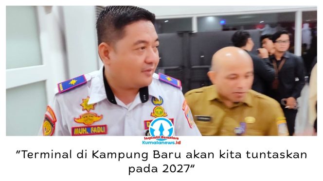 
 Kepala Dishub Balikpapan Muhammad Fadli Pathurrahman menyampaikan pembangunan Terminal Dermaga Baru Tengah di Kampung Baru akan dilanjutkan dan ditargetkan tuntas pada 2027. Foto: M Hilmansyah.