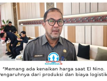 Kepala Disdag Balikpapan Haemusri Umar menyebut fenomena El Nino berdampak terhadap produksi dan distribusi pangan, sehingga turut memengaruhi ketersediaan serta harga komoditas di pasaran. Foto: M Hilmansyah.