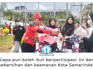 Penasehat Balakarcana Kota Samarinda yang juga Wakil Ketua DPRD Kota Samarinda, Ahmad Vananzda, mengajak masyarakat bersama-sama menjaga kebersihan, keamanan, dan keselamatan lingkungan. Foto: Yana Ashari.