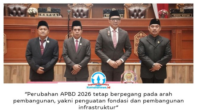 
 Wali Kota Samarinda Andi Harun menyampaikan sambutan dalam Rapat Paripurna DPRD Samarinda terkait Persetujuan Bersama Raperda Perubahan APBD Tahun Anggaran 2026, di Ruang Rapat Paripurna DPRD Samarinda, Rabu malam (30/9/2026).