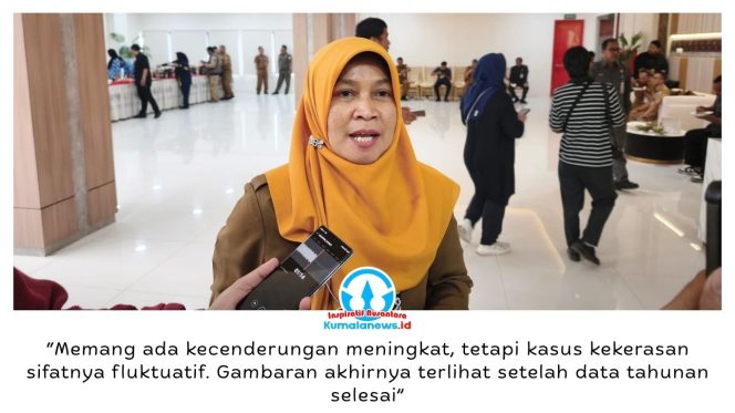 
 Plt Kepala DP3AKB Balikpapan Nursyamsiarni D Larose mengatakan kasus kekerasan terhadap anak meningkat sekitar 5 persen, namun data tersebut masih bersifat sementara dan terus diperbarui hingga akhir 2026. Foto: M Hilmansyah.