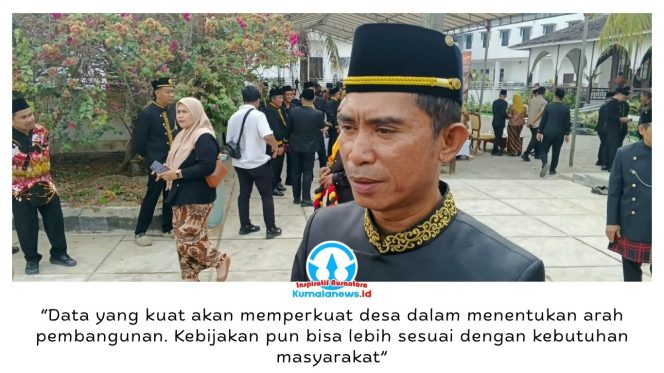 
 Anggota DPRD Kukar, Junadi, mendorong keberhasilan Desa Sumbersari dalam program Desa Cinta Statistik (Desa Cantik) menjadi contoh bagi desa lainnya. Menurutnya, penguatan data desa penting untuk mendukung perencanaan dan kebijakan pembangunan yang lebih tepat sasaran. Foto: Indirwan.