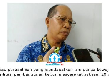 Sekretaris Disbun Kukar, Samsiar, menegaskan perusahaan perkebunan pemegang IUP wajib memfasilitasi pembangunan kebun masyarakat seluas 20 persen dari luas IUP sebagai bentuk pemberdayaan masyarakat sekitar. Foto: Indirwan.