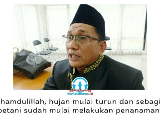 Anggota DPRD Kukar, Doni Ikhwani, mendorong petani memanfaatkan musim hujan untuk meningkatkan penanaman tanaman pangan sekaligus memperkuat produksi dan ketahanan pangan daerah. Foto: Indirwan.
