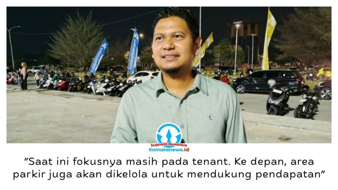 
 Kepala Dinas Koperasi dan UKM Kukar, Muhammad Reza, menyebut pengelolaan parkir Arbizz Space masih dalam proses dan belum ditetapkan sebagai sumber PAD karena menunggu penghitungan nilai sewa lahan. Foto: Indirwan.