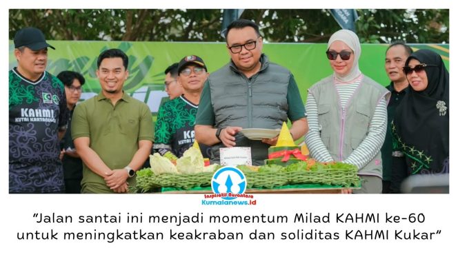 
 Presidium KAHMI Kukar yang juga Bupati Kukar, Aulia Rahman Basri, menyebut Family Gathering Milad KAHMI ke-60 menjadi momentum mempererat keakraban dan memperkuat kebersamaan keluarga besar KAHMI Kukar. Foto: Indirwan.