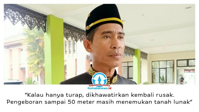 
 Anggota DPRD Kukar, Junadi, menyebut rencana pembangunan jembatan di Jembayan dibahas setelah berkoordinasi dengan Balai Jalan Nasional terkait penanganan kerusakan jalan di kawasan tersebut. Foto: Indirwan.