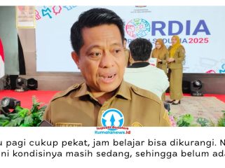 Kepala Disdikbud Kota Balikpapan, Irfan Taufik, menyatakan kebijakan pembelajaran akan disesuaikan secara bertahap dengan kondisi kualitas udara dan dampaknya terhadap kesehatan siswa serta tenaga pendidik. Foto: M Hilmansyah.