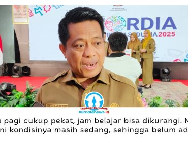 Kepala Disdikbud Kota Balikpapan, Irfan Taufik, menyatakan kebijakan pembelajaran akan disesuaikan secara bertahap dengan kondisi kualitas udara dan dampaknya terhadap kesehatan siswa serta tenaga pendidik. Foto: M Hilmansyah.