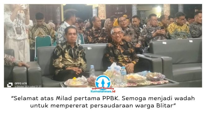 
 Ketua DPRD Kota Samarinda, Helmi Abdullah, menghadiri Milad ke-1 PPBK sekaligus mengapresiasi paguyuban sebagai wadah mempererat persaudaraan warga Blitar di Kalimantan Timur. Foto: Yana Ashari.