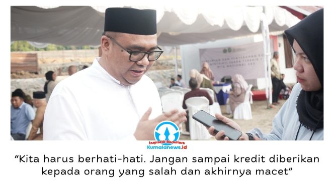 
 Bupati Kukar Aulia Rahman Basri mengatakan Kredit Kukar Idaman Terbaik memberikan kemudahan akses permodalan bagi masyarakat, khususnya pelaku usaha, melalui subsidi bunga yang ditanggung pemerintah daerah. Foto: Indirwan.
