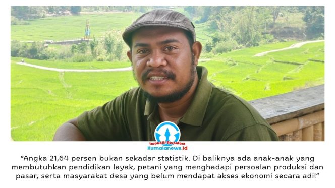 
 Sekretaris DPD Forum Pemuda NTT Kota Samarinda, Ricard Parera, menilai tingginya kemiskinan di pedesaan perlu direspons melalui evaluasi kebijakan pembangunan dan pemberdayaan, dengan mendorong masyarakat mengembangkan potensi ekonomi secara mandiri.