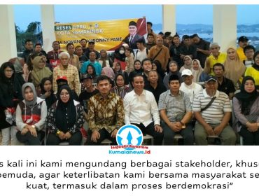 Anggota DPRD Kota Samarinda, Mohammad Novan Syahronny Pasie, melaksanakan Reses Masa Persidangan III Tahun 2026 di Jalan MT Haryono Gang Alam Indah, Kelurahan Karang Anyar, Kecamatan Sungai Kunjang, Kamis (8/10/2026), untuk menyerap aspirasi masyarakat bersama tokoh RT, organisasi kepemudaan, mahasiswa, dan sejumlah elemen masyarakat. Foto: Yana Ashari.