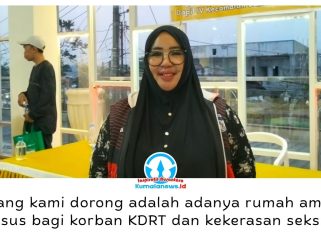 Ketua TRC-PPA Kalimantan Timur, Rina Zainun atau Bunda Rina, mendorong Pemkot Samarinda menyediakan rumah aman bagi perempuan dan anak korban KDRT maupun kekerasan seksual. Foto: Yana Ashari.