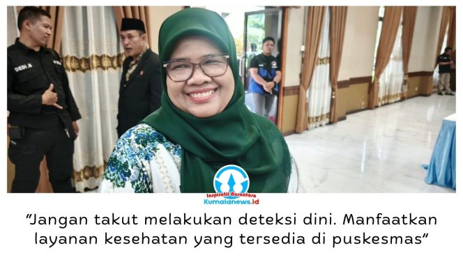 
 Kepala Dinkes Kota Balikpapan, Alwiati, mendorong masyarakat memanfaatkan layanan kesehatan untuk melakukan deteksi dini guna mencegah penyakit berkembang lebih lanjut. Foto: M. Hilmansyah.