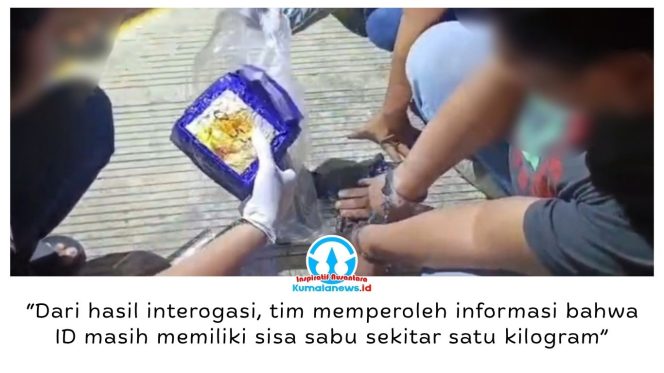 
 Polisi mengamankan ID (40), warga binaan Lapas Kelas IIA Balikpapan, dalam pengembangan kasus dugaan kepemilikan sabu seberat 1,057 kilogram di Samarinda, Sabtu (26/9/2026).