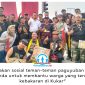 Ketua Reog Ponorogo Kota Samarinda, Nidya Listyono, menyebut aksi penggalangan dana bagi korban kebakaran Tenggarong sebagai wujud kepedulian sosial seniman sekaligus upaya menjadikan kesenian tradisional sebagai sarana membantu sesama. Foto: Yana Ashari.
